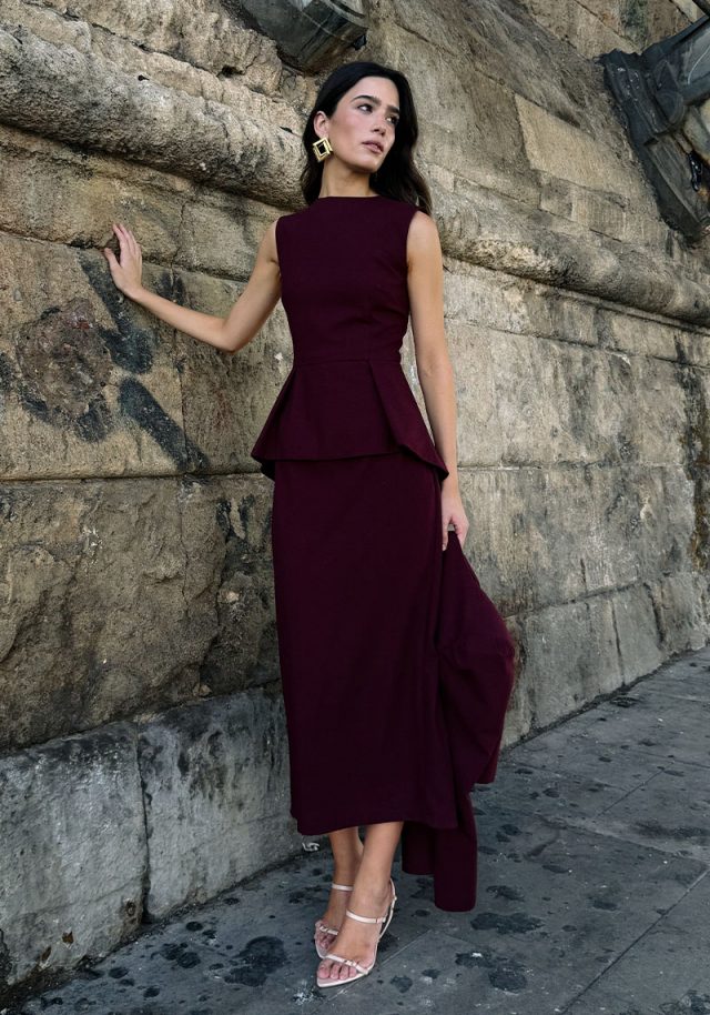 Conjunto Amalfitana Burdeos