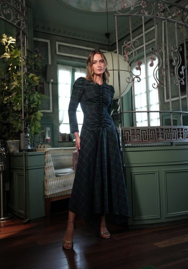 Vestido Mimi Cuadros Franela