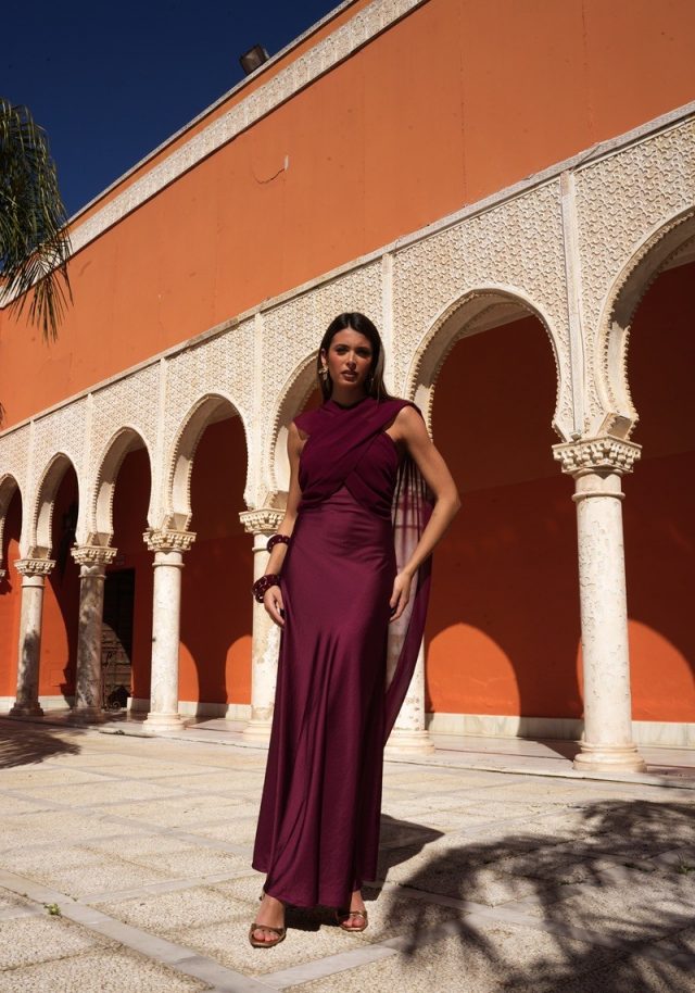 Vestido Judith Burdeos