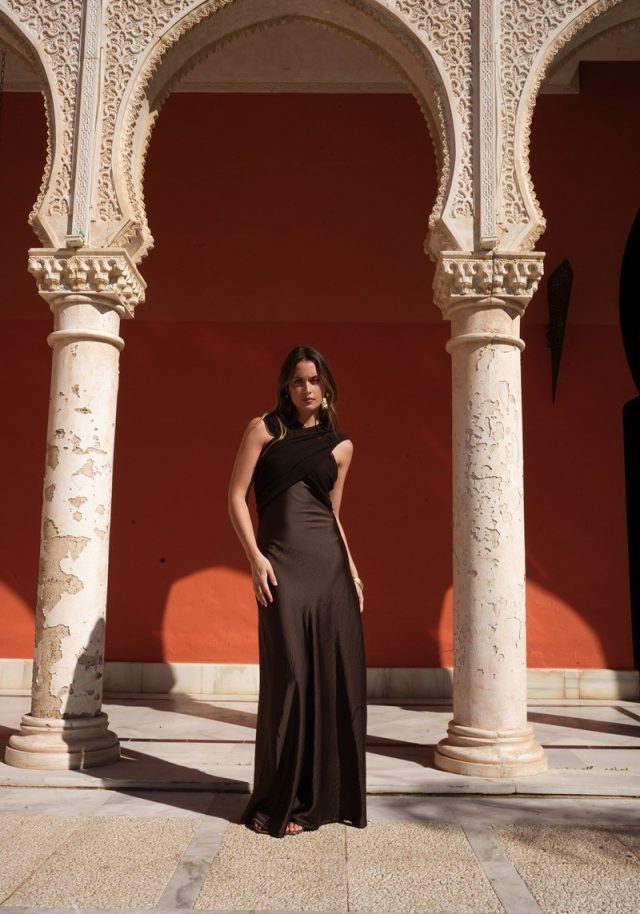 Vestido Judith Marrón